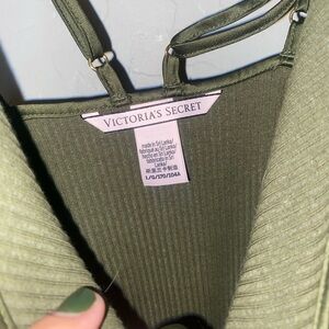 Olive green body suite